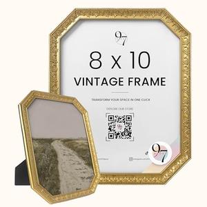 97 Decor Gold Vintage Picture Frames 8x10 - Vintage Gold Frames 8x10 For Tabletop And Wall Hanging, Decorative Ornate 8 By 10 Frame Antique Wall Decor