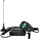 Retevis RA86 GMRS Mobile Radio - Update Chirp, GMRS Radio with Gain Antenna & Cigarette Lighter Plug, Repeater Channels Long Range Two Way Radio, NOAA Alert, Dual Speakers for Offroad, Jeep, Truck, RV