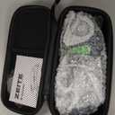 ZEITE 4V Cordless Electric Scissors,Cardboard Cutter with 2 Blades,Storage Box,USB Charging Cable,Power Rotary Cutter,Max Cutting 1/4",for Cardboard Box,Thin Carpet & Plastic, Easy to Hold and Safe (Blue)