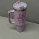 Qtencas Daughter in Law Gift Ideas, Better Than Having You Tumbler, Mother's Day Birthday Gifts for Daughter in Law from Mother Dad, 40 Oz Insulated Stainless Steel Tumbler with Handle, Purple