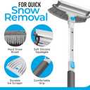 Telescopic Car Snow Brush & Ice Scraper & Snow Shovel with Extendable Handle, 2 Pack