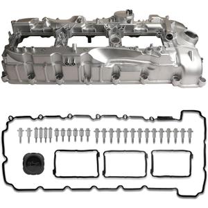 MITZONE Aluminum N55 Valve Cover Kit Compatible with BMW 2011-2019 X3 X5 X6 2010-2018 535i 335i 640i 2013-2015 740i 740Li 3.0L 4.4L 6.0L11127570292