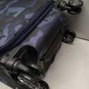 Travelpro Platinum Elite Softside Expandable Carry on Luggage, 8 Wheel Spinner Suitcase, USB Port, Suiter, Men and Women, Navy Camouflage, Carry On 21-Inch
