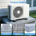 Mini Split Pad AC Condenser Pad,18Wx38Lx3 H Mini Split Base for Ductless AC
Anti-Vibration,Noise-Reduce Outdoor Equipment Ground Pad Base for Mini Split/HVAC AC Unit/Generator/Heat Pump,Max Load 1000lb