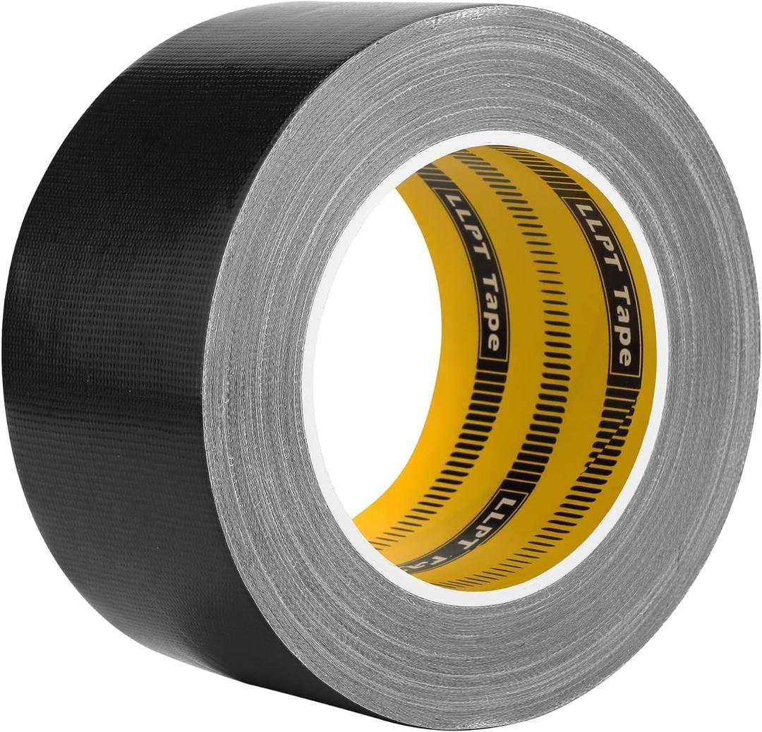 LLPT Duct Tape Premium Grade 2.36 Inches x 108 Feet x 11 Mil Easy Tear Residue Free Strong Adhesive Color Black (DT242)