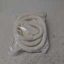 2 Pack Pipe Insulation Tubing, BESUNTEK 6ft Heat Preservation Insulated Foam Tubing Handle Grip Support, for Water Pipes, air Conditioning Pipes (0.35"  0.39", White, 2 Pack)