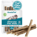 Catnip Sticks for Cats, Cat Dental Chew Sticks - Natural Matatabi Cats Dental Care, Silvervine Cat Teeth Cleaning (6 pcs)