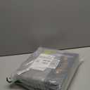 Temary 11 x 11 Cube Storage Bins Fabric Storage Cubes for Shelf, Closet, 4 Pack Cube Basket for Clothes, Storage Cube Bins with Leather Handles(Black&Grey)