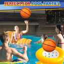 9" Mini Basketball for Indoor Mini Basketball Hoop, Replacement Basketballs Soft Ball for Inflatable Pool, Pool Beach Sandbox Outdoor Sports Gift Pack for Toddler kids Adults, 5 PCS (with Pump)