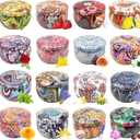 Howemon Scented Candles Gift Set, Natural Soy Wax Portable Travel Tin with Strongly Fragrance Essential Oils for Stress Relief and Aromatherapy - 16 Pack