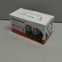 Apeocose 2-Pack Disco Ball Party Lights Sound Activated with Remote Control, 12 Modes Strobe Stage DJ Lights for Home Room Karaoke Dance Party Supplies Birthday Party Decorations White Elephant Gifts (Black)