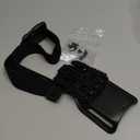 Qls Quick Locking System Kit with Locking Fork & Receiver Plate & 2.2" Mid Ride Belt Loop & Drop Swivel Adapterhe, with Thigh Strap for Holster (Black)