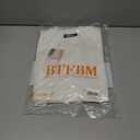 BTFBM Womens Short Sleeve Tops 2025 Summer Casual Crew Neck Oversized Sweater Solid Color Ribbed Knit T Shirts (White, S)