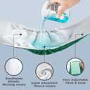 Wegreeco Washable Dog Diapers - Washable Male Dog Belly Wrap- Pack of 3 - (Blue,Green,Purple,Medium)