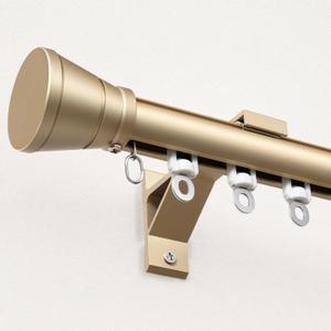 Track Curtain Rod, 10ft Heavy Duty Traverse Curtain Rod, Gold
