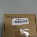 HDMI to RF Modulator, HDM61 VHF HDMI to RF Converter Adapter for TV NTSC Format Output, 1080P PLL Control for Home TV Game Console