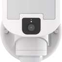 Outdoor Motion Sensor Tracking Floodlight WiFi Security LED Light Camera (White) Versonel Nightwatcher VSL95 Robotic, 1080p, NO Monthly Fees, Free App, Alexa, Google Assistant, Smart Things, 32GB SD