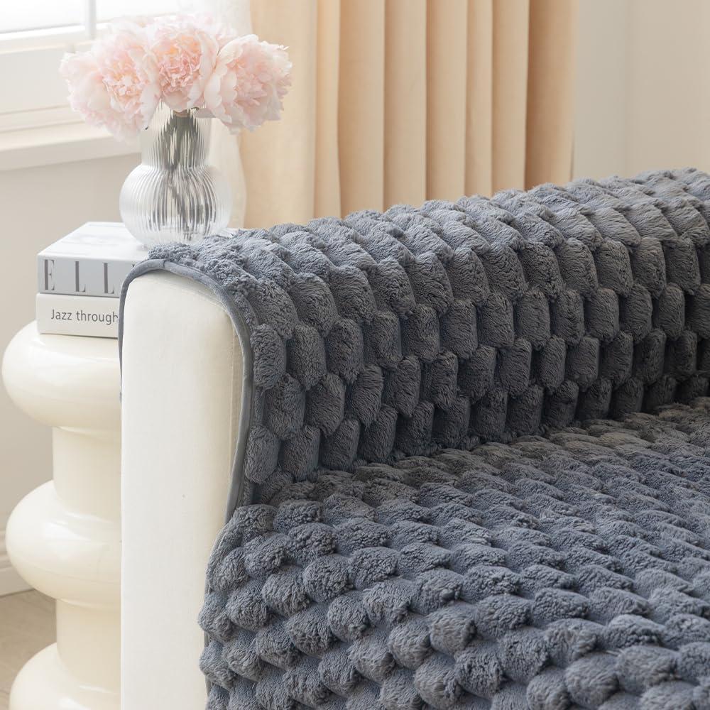 Awjcsv Couch Cover for Dogs Washable, Waterproof Couch Covers for 3 Cushion Couch Sofa Pet Friendly, Soft and Anti Slip (Gray, 1pc/28"x 28"/Armrest or Backrest Cover) (Grey)