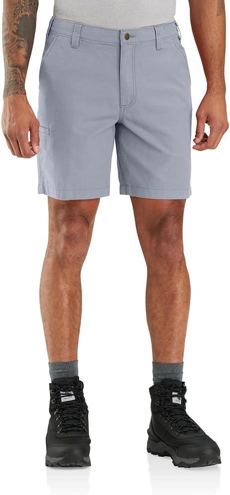 Carhartt Mens Rugged Flex Relaxed Fit 8in Canvas Work Short (54 Regular, Seacliff)