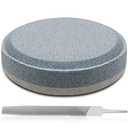 Honoson Axe File Sharpener Set, 120 and 240 Grit Multi Purpose Hatchet Axe Sharpening Stone and 7 Inch Rectangular Cut Tools, Sharper Disk for Sharpening Dull, Blunt or Tired Edges