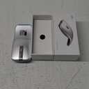 Bluetooth Wireless Arc Travel Mouse, Dual Model (2.4G+BT5.1) Rotating Foldable Mouse for Microsoft, Rechargeable Slim Portable Mice for Laptop, Notebook, PC, MacBook, Chromebook - Silver