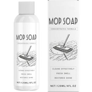 Mteawl Mop Soap for Floor Cleaning, 120ml Scented Mop Cleaner Soap, Scented Mop Soap Household Supplies Cleaner for Home, Kitchen, Floor 2 Pack