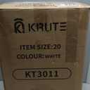 Krute Carry On Luggage 20 inch Aluminum Frame Luggage PC+ABS Zipperless Suitcase with Wheels Airline Approved Hard Shell Suitcases with TSA Lock