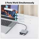 Acer SD Card Reader USB C, 3 in 1 Memory Card Reader with Dual Slots & USB 3.0, Micro SD Card Adapter for iPhone 17/16/15 Compatible with Camera, Android, MacBook Neo/Pro/Air, Laptop