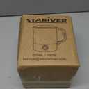 Stariver Portable Travel Kettle, 600ML Small Electric Kettle with Foldable Handle, Food Grade Stainless Steel Collapsible Water Boiler with Dual Modes, Compact Portable Kettle for RV, Camping, Beige