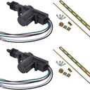 2 Pack Universal Car Auto Heavy Duty Power Door Lock Actuator Motor Professional 5 Wires DC 12V Auto Central Locking System Motor