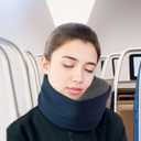 Neck Pillow for Airplane Travel,Travel Neck Pillows for Airplanes,Airplane Neck Pillow for Long Flights,Sleeper Hold Pillow Travel,Airplane Eye Mask Head Holder,Best Flying Neck Pillow (Navy)