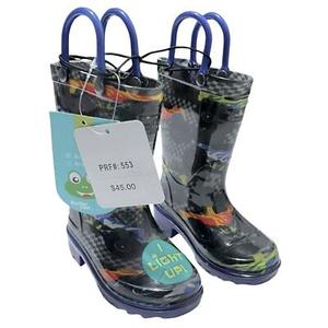 Western Chief Rain Boots with Pull on Handles for Toddlers and Kids - Premium Waterproof Boots for Boys and Girls Size 5