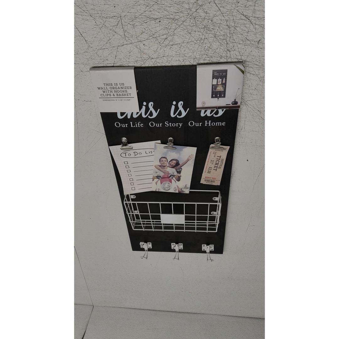 This Is Us Sign, 12" x 24", Black