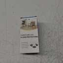 Ansible 24 Pcs Chair Leg Floor Protectors Square, Silicone Felt Furniture Leg Pads Caps Covers for Hardwood Floors (Fit:1-1/16" to 1-5/8") (Clear)