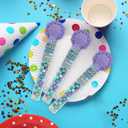 2 x Colorful Chocolate Candy Cane - 4 Canes of Candy for Party Favors, Gifts, Buffets, Everyday Snacking, and Seasonal Treats for Kids and Adults (4-Wands) (EXP 01/01/26)