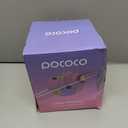 POCOCO Galaxy Star Projector for Bedroom with Replaceable Optical Film Discs, Home Planetarium Night Light Projector with High-Definition Soft Light for Relax, Study, and Meditate, Stress Relief Gifts (Black)