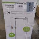 Hamilton Beach HBFRF6892-WHITE HBFRF6892 Upright Convertible Fridge/Freezer-Reversible Door-Removable Glass Shelves-Adjustable Controls-6.8 cu ft, White