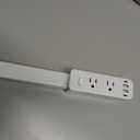 Olcorife Outlet Extender Stick, Power Strip with 6 Outlets & 4 USB Ports, Extends 22"-34", Rotates 180(90 per Side), Home Dorm Essential for Nightstand, Couch and Desk
