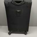 SwissGear Sion II Softside Expandable Luggage with Spinner Wheels, Black, Checked-Medium 24-Inch