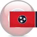 Tennessee State Flag 3x5 ft, TN State Flag,The Volunteer State Flag with Heavy Duty Embroidered Star, Outdoor Indoor All Weather Nylon Flag with Strong Canvas Header/Brass Grommets