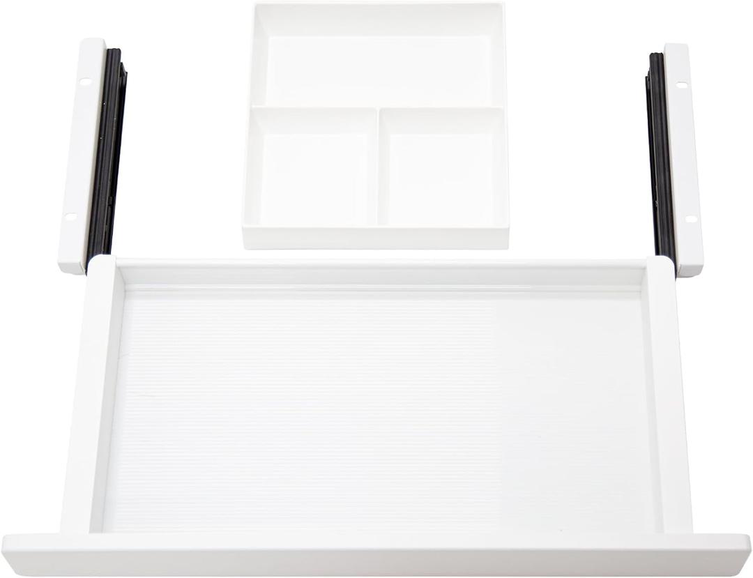 Under Desk Drawer, Hidden Slide-Out Storage Organizer for Home Office Desk
Low-profile hidden slide-out drawer adds extra storage under your desk for office supplies, cables, and everyday accessories