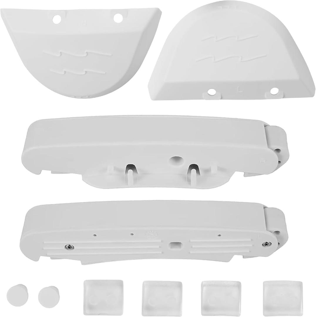 BlueStars Pool Cleaner Part Kit for Hayward Navigator, Pool Vac Ultra Cleaners with AXV417WHP Pool Cleaner Pod Swing Kit, AXV604WHP Front and Rear Bezels and AXV414P Pod Shoes Replacement Part