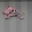 for Motorola Moto Razr 2023 Wallet Case with Crossbody Strap, Flower Pattern PU Leather Flip Cover with Card Holder Zipper Flip Protective Phone Case for Motorola Razr 2023 Pink