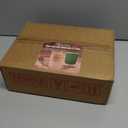 Thick Candle Jars for Making Candles 12 Pcs, 7 OZ Empty Jars with Wood Lids for Candle Making, Sample Container, Frosted Green