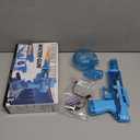 Automatic Electric Water Gun for Adults and Kids, Blue with LED Lights
