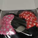 NEWTGAN 20 PCS Mouse Ears Headbands for Birthday Party Theme Park Costume Play Celebration for Boys and Girls (3color) (Pink and Red)