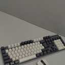 RedThunder K10 Wireless Gaming Keyboard and Mouse Combo, LED Backlit Rechargeable 3800mAh Battery, Mechanical Feel Anti-ghosting Keyboard + 7D 3200DPI Mice for PC Gamer (White-Gray)