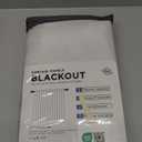 INOVADAY 100% Blackout Curtains for Bedroom, Black Out Curtains 84 Inch Long, Clip Rings Linen Blackout Drapes, Thermal Insulated Room Darkening for Living Room, 2 Panels - Beige,W50xL84