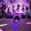 Stocking Stuffers for Teen Boys Girls Gifts Cell Phone Stand Upgrade Adjustable Rock on Lazy Phone Stand for Desk Cool Funny Gadget Gifts for Christmas Adult Men Women Wife 2 Pack (Black&Brown, 2)