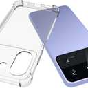 Case for ZTE Blade A54 4G Cute Case, Clear Flexible Bumper TPU Soft Rubber Silicone Cover Phone Case for ZTE Blade A54 4G Crystal Clear